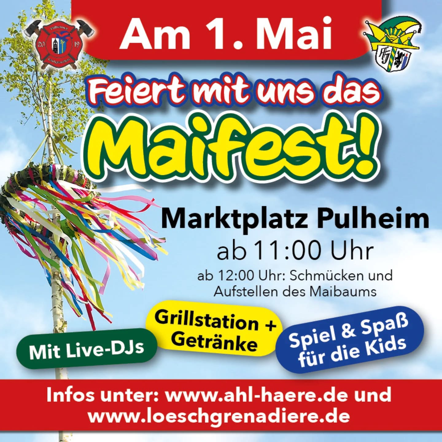 Karnevalsgesellschaf Pulheimer Loeschgrenadiere Bild Maifest 2026
